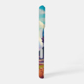 青い幻想城 iPhone 16ケース (右側面)