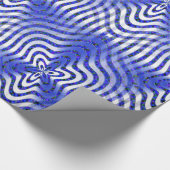 青い幻想….. ラッピングペーパー (角)