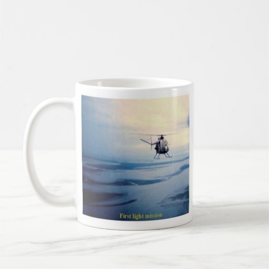 青い幽霊の小隊-偵察者 コーヒーマグカップ (左)