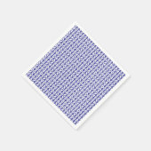 青い幾何学模様ナプキン スタンダードカクテルナプキン (角)