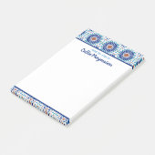 青い幾何学的パターカスタムンのポストイット注記 ポストイット (アングル)