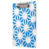 青い幾何学的パターン クリップボード (左)