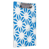 青い幾何学的パターン クリップボード (右)
