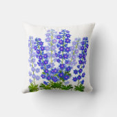 青い庭のヒエンソウによってLarkspurはアメリカMが開花します クッション (裏面)