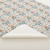 青い弓と素朴花 シェルパブランケット (3/4)