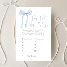 青い弓コケット男の子は彼らがゲームをいくつだった