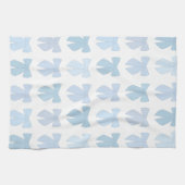 青い弓 キッチンタオル (横)