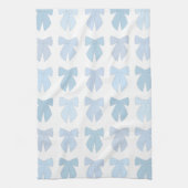 青い弓 キッチンタオル (縦)