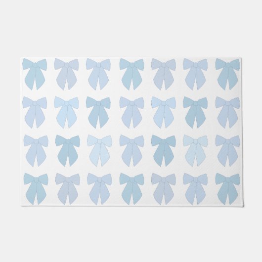 青い弓 ドアマット (正面)