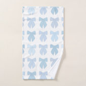 青い弓 バスタオルセット (ハンドタオル)