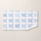 青い弓 バスタオルセット (ハンドタオル)