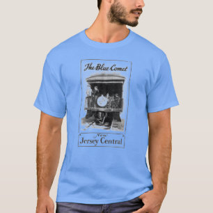 青い彗星の列車の人のアメリカの服装のTシャツ Tシャツ