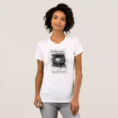 青い彗星の列車の人のアメリカの服装のTシャツ Tシャツ (正面フル)