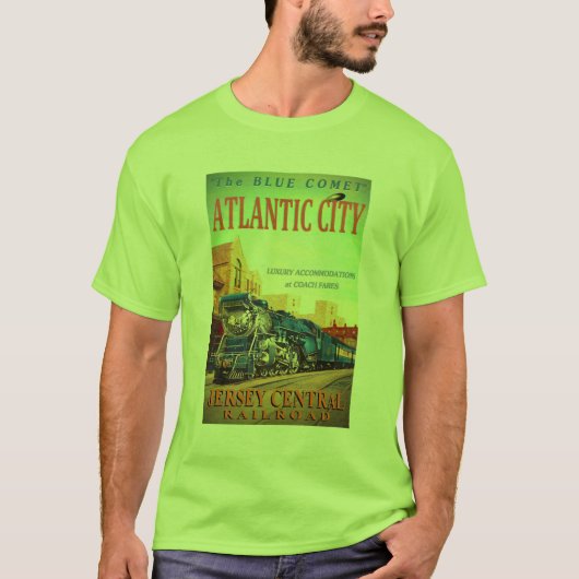 青い彗星の列車の人のTシャツ Tシャツ (正面)