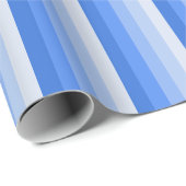 青い影のストライプ ラッピングペーパー (ロールコーナー)