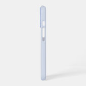 青い影のストライプ iPhone 16ケース (左側面)