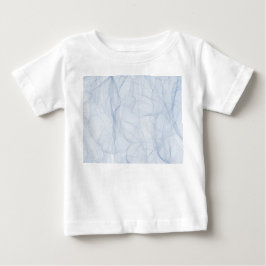 青い影のパターン ベビーTシャツ
