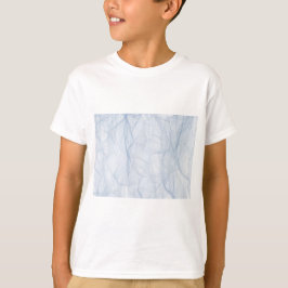青い影のパターン Tシャツ