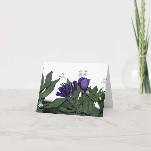 青い影の妖精たちのダンス カード (正面)