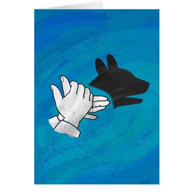 青い影の犬 (正面)