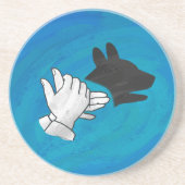 青い影の犬 コースター (正面)