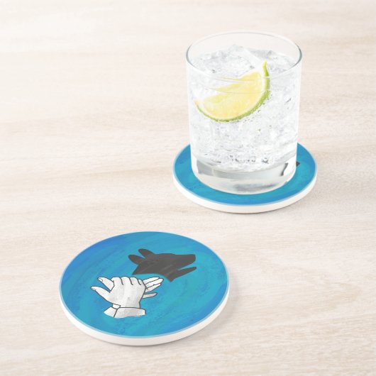 青い影の犬 コースター (側面)