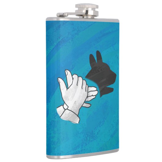 青い影の犬 フラスク (右)