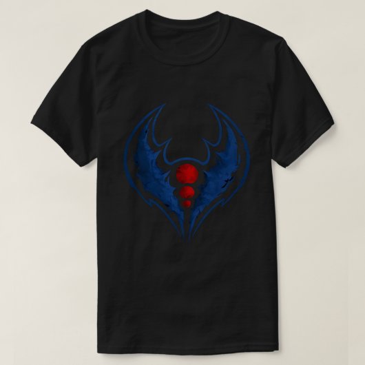 青い影の紋章 Tシャツ (デザイン正面)