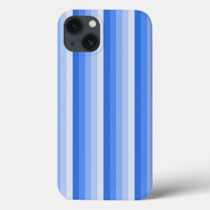 青い影ストライプの大文字と小文字の区別 – iPhoneケース iPhone 13ケース