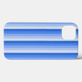 青い影ストライプの大文字と小文字の区別 – iPhoneケース Case-Mate iPhoneケース (裏面 (横))