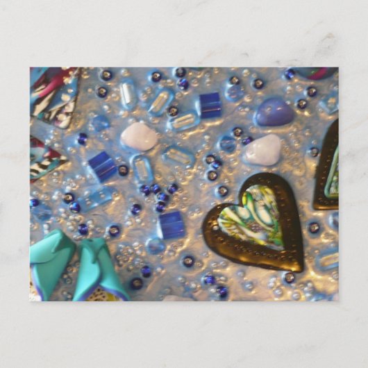 青い得はがき ポストカード (正面)