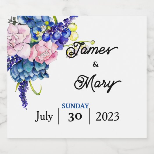 青い恋人 ビールラベル (シングルラベル)