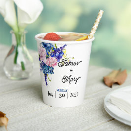 青い恋人 紙コップ