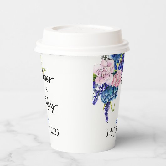 青い恋人 紙コップ (左)