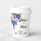 青い恋人 紙コップ (裏面)