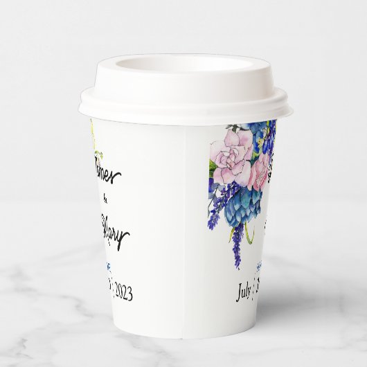 青い恋人 紙コップ (右)