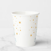 青い恐竜のトゥインクルスターベビーシャワーボーイパーティー 紙コップ (左)