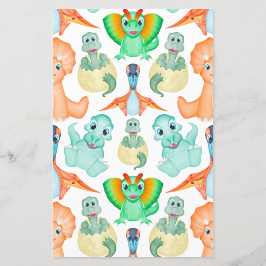 青い恐竜の赤ちゃんシャワーベビー名レースゲーム