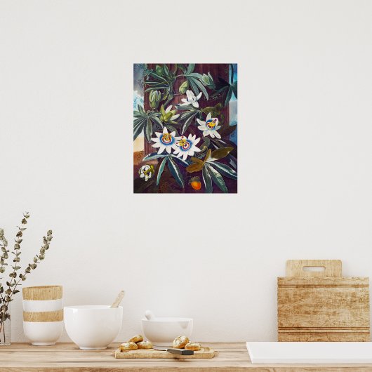 青い情熱の花 ポスター (キッチン)