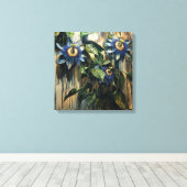 青い情熱 キャンバスプリント (インサイチュ (ウッドフロア))