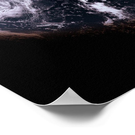 青い惑星 ポスター (角)