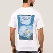青い惑星 Tシャツ (裏面)