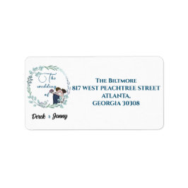 青い愛結婚者 ラベル