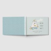 青い我々はベアバードの赤ちゃんシャワーを待つことができる ゲストブック (全面)