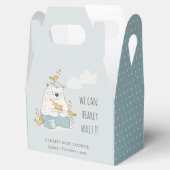 青い我々はベアバードの赤ちゃんシャワーを待つことができる フェイバーボックス (オープン)