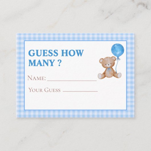 青い我々は早く待つことができる数のゲームカード エンクロージャーカード (正面)