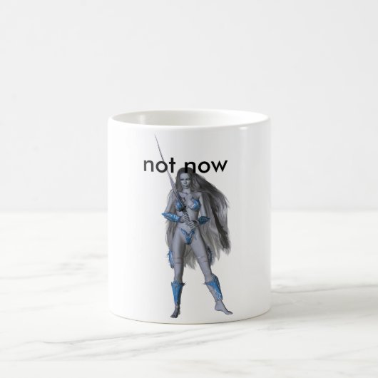 青い戦士、今 コーヒーマグカップ (中央)