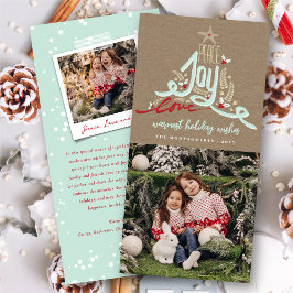 青い手で描かれた平和ジョイ愛クラフト写真素朴 シーズンカード