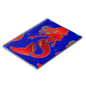 青い手帳に赤い人魚 ノートブック (左側)