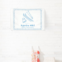 青い手描きのウィンターアフタースキーバチェロレッテ